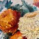 Tableau huile sur toile nature morte 100x50cm