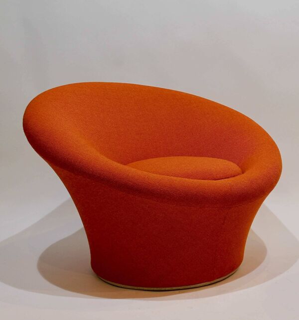 Fauteuil Mushroom + ottoman - Designer Pierre Paulin