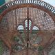 Armchair emmanuelle wicker vintage rattan