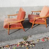 Pair of Scandinavian armchairs