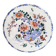 Deep plate or dish in Gien earthenware, rooster and peonies model, numbered, 1930s