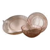 Set of 3 vintage Arcoroc dishes