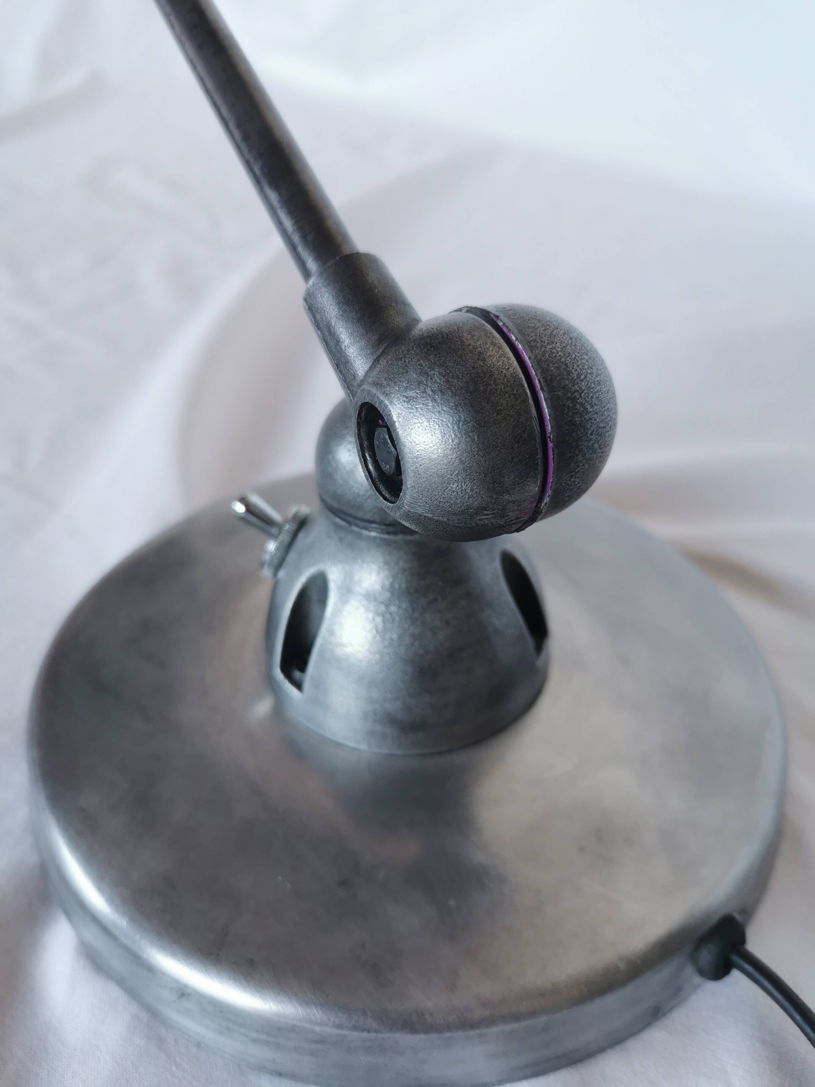 Jieldé SI333 lamp, raw steel, Lyon, France