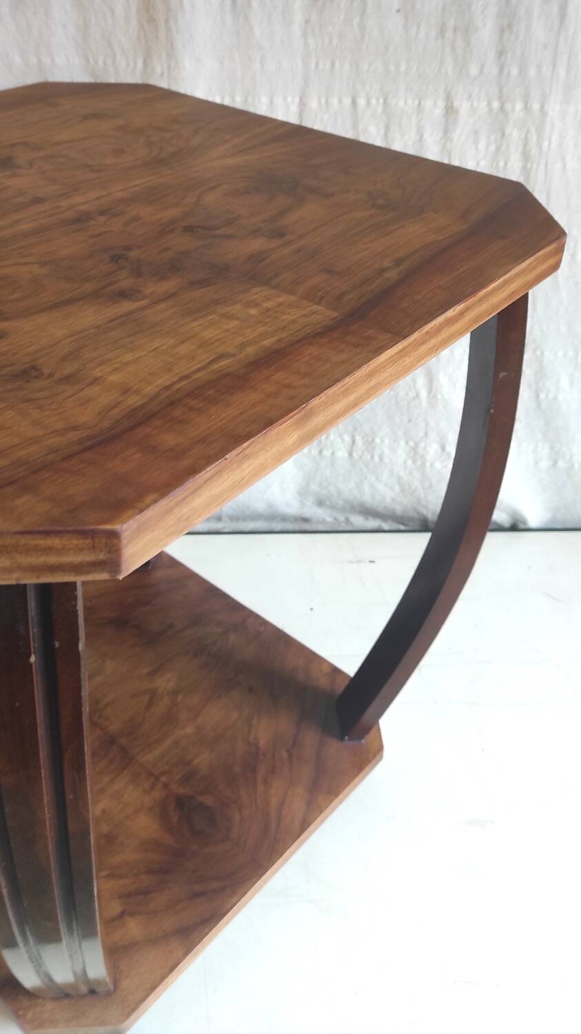 Arts Deco style coffee table in solid wood - mid. 20th century