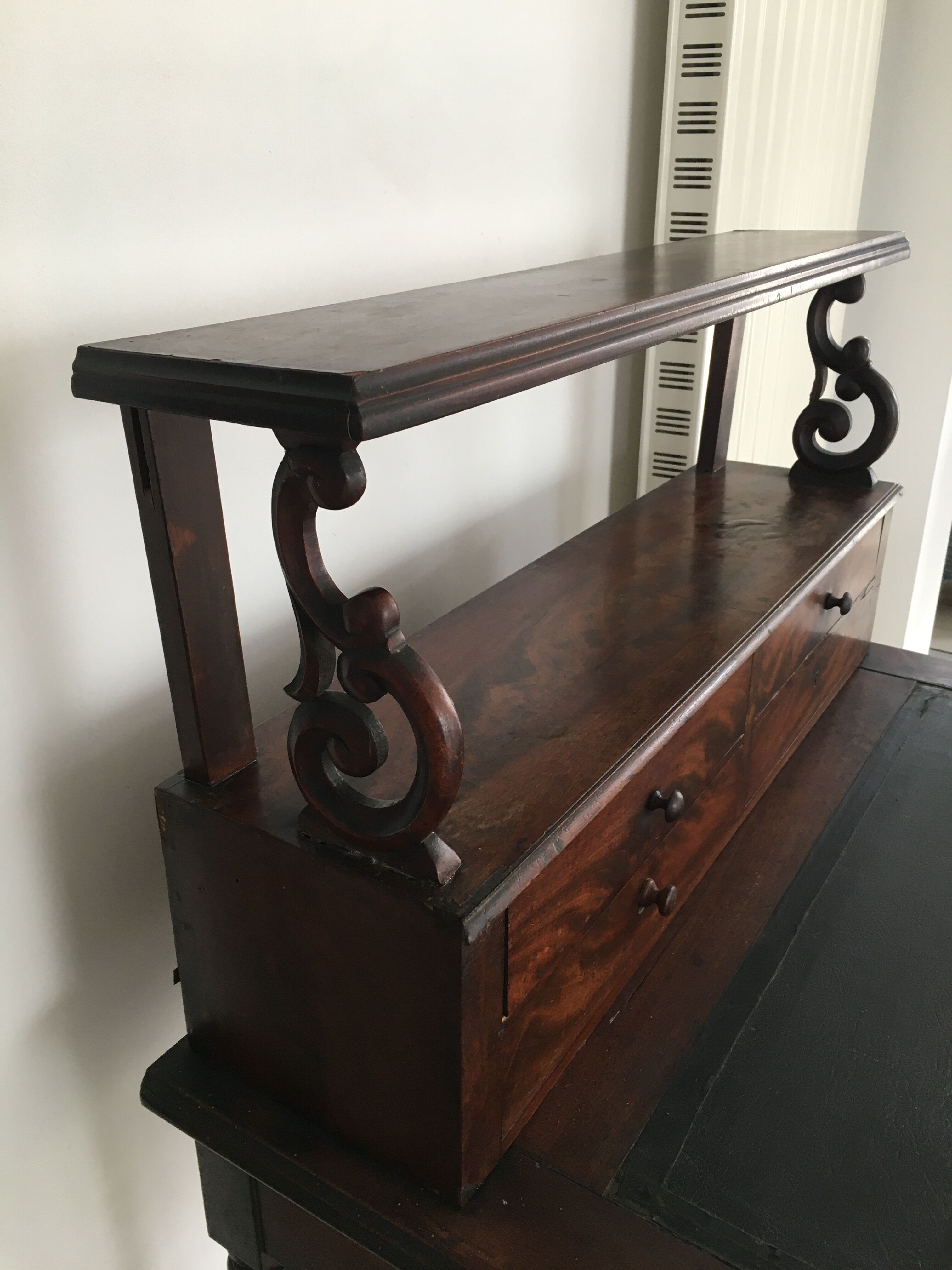 Wooden secretary office