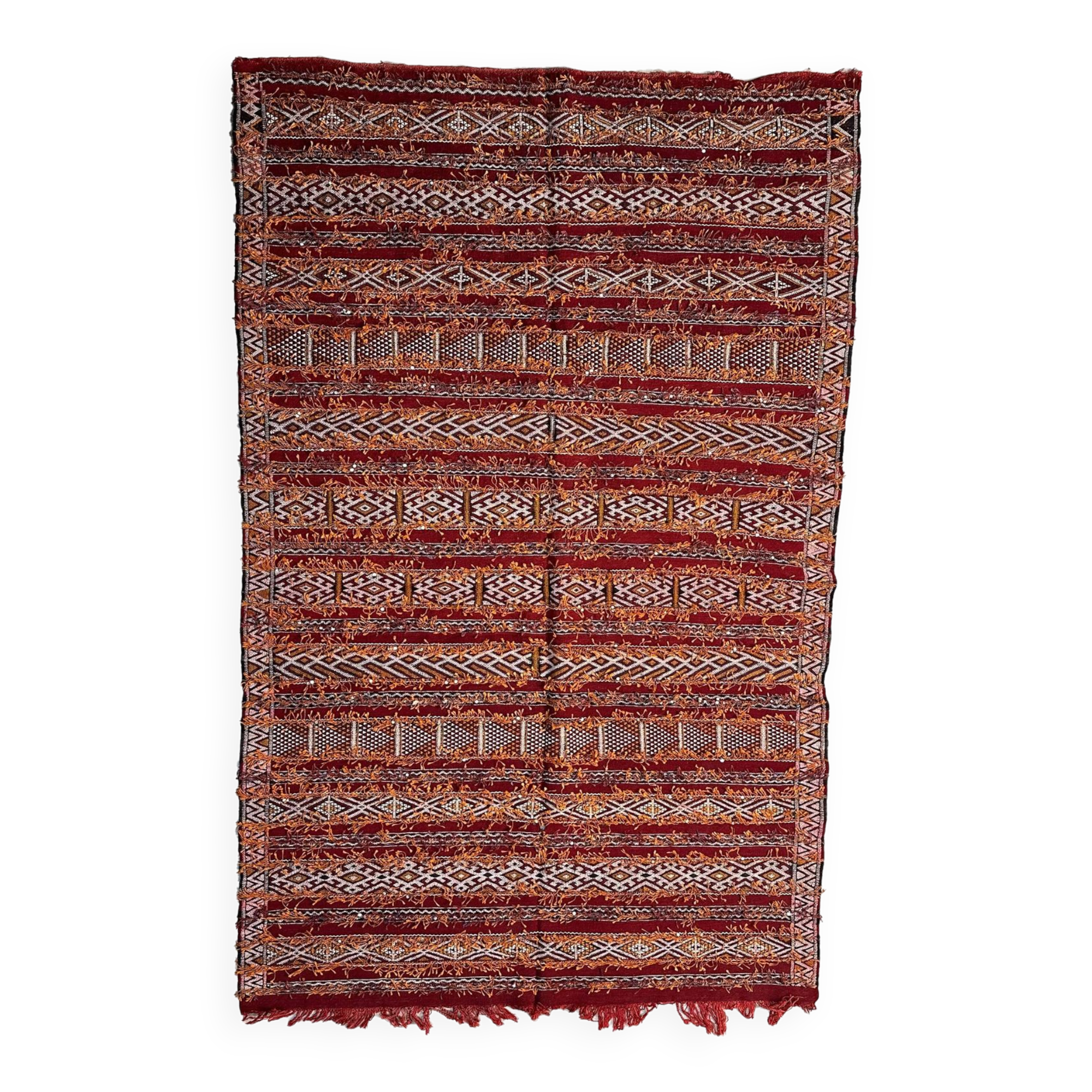 Moroccan Kilim Zemmour Rug - 291 x 163 cm