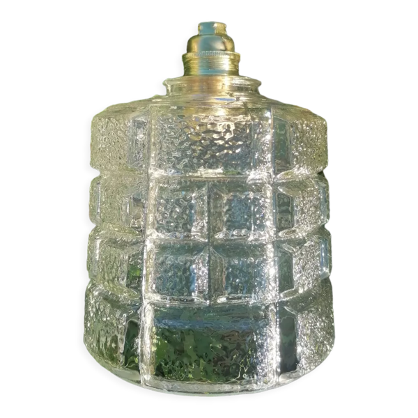 Suspension globe moulé vintage