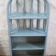 Blue bamboo shelf