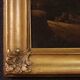 Italian painting landscape with wayfarers from the 18th century