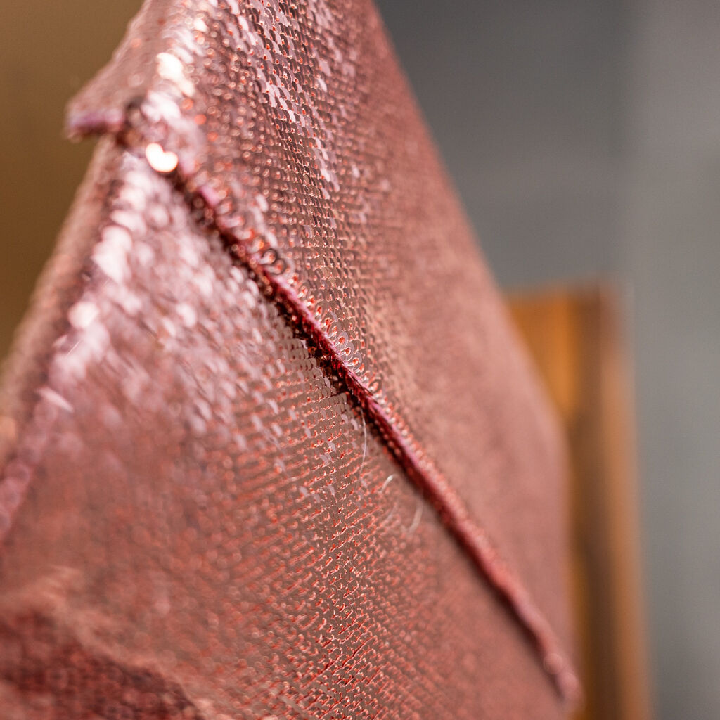 Pair of table lamps and pillow montagna 70s vintage modern antiques