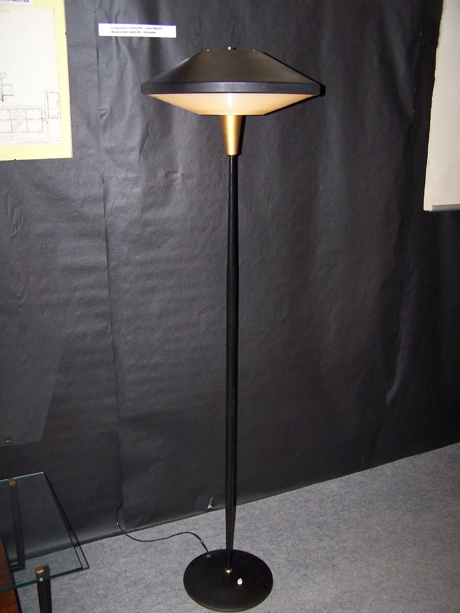 Philips saucer floor lamp - l. Kalff - Nx 546 of the 50s