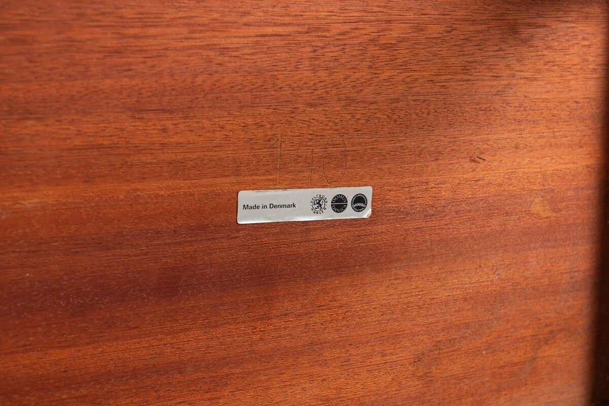 Erling Torvits nesting tables in rosewood Heltborg Mobler Denmark 1960