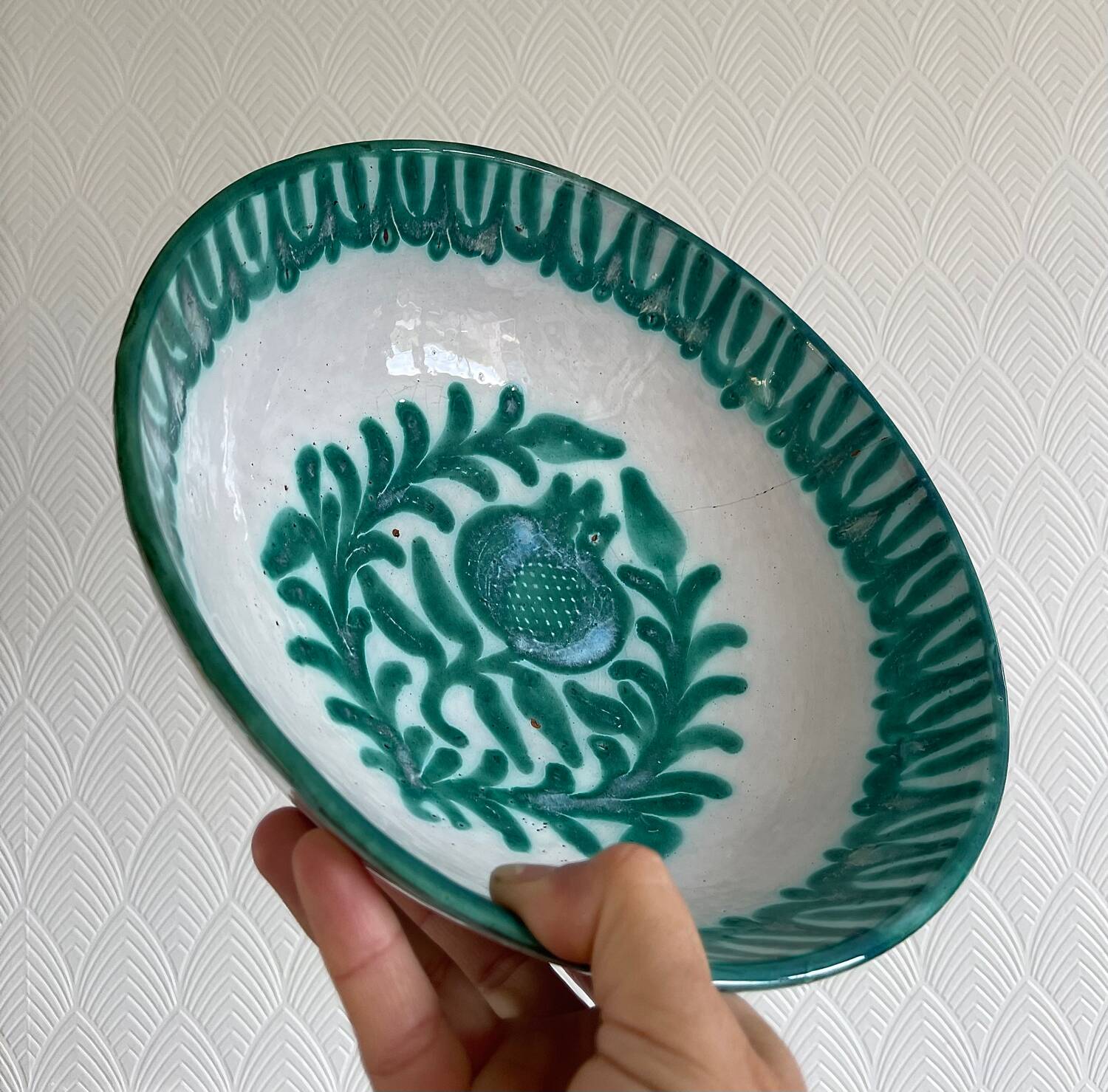 Lebrillo salad bowl from Fajalauza.