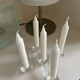 Glass candle holder Pukeberg Staffan Gellerstedt Sweden 1970s