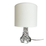 Lampe vintage en verre torsadé – France, années 70