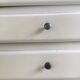 Vintage white wood dresser
