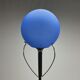 Italian design floorlamp with blue murano glass, 1990s