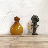 Vintage amber pendant lamp