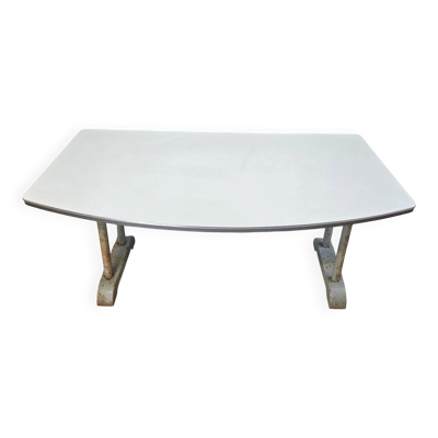 Tables industrielles vintage (années 50) / plateaux (style Gispen)