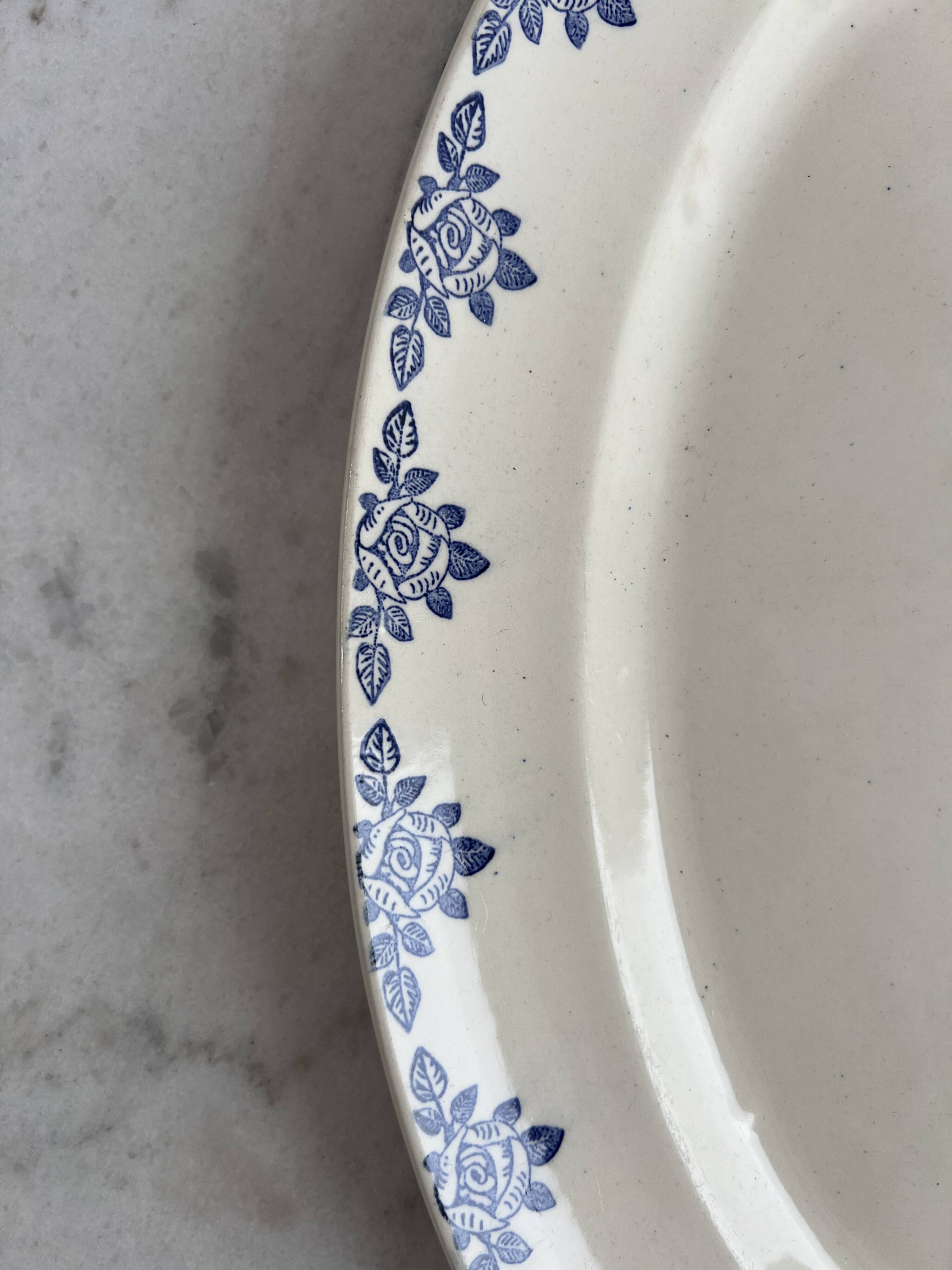 Large presentation plate HBCM France Terre de Fer