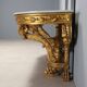Console ancienne en bois sculpté avec décorations, Italie, XIXe siècle