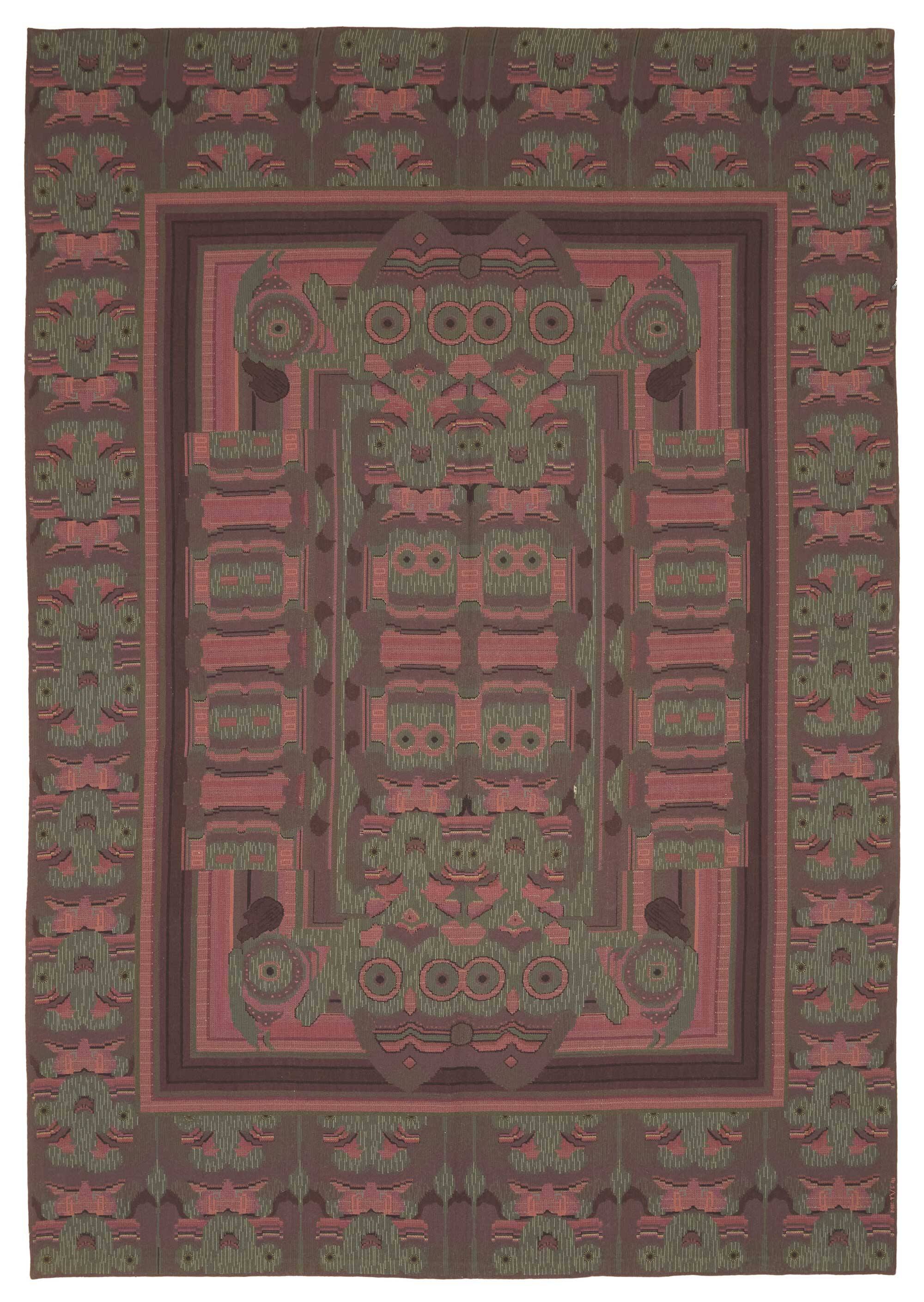 Handmade Vintage Flatweave Needlepoint Kilim 240 cm x 342 cm