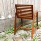 Wooden school desk and chair, 1950s