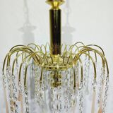 murano and crystal drops chandelier