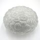Round ceiling lamp made of molded glass