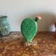 Superb Vintage Sicilian Ceramic Cactus Carafe