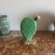 Superb Vintage Sicilian Ceramic Cactus Carafe