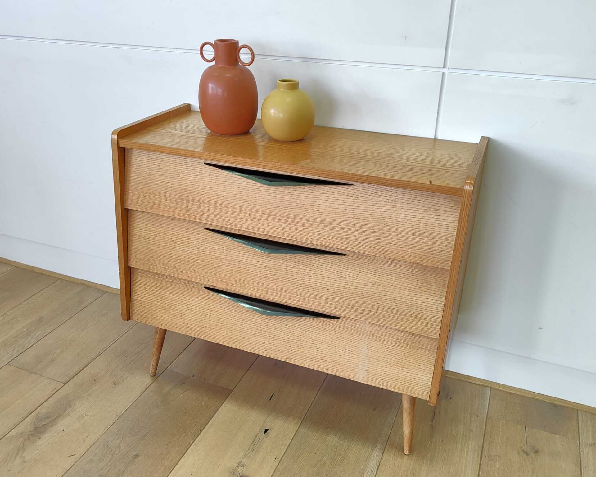 Vintage mid-century shoe cabinet