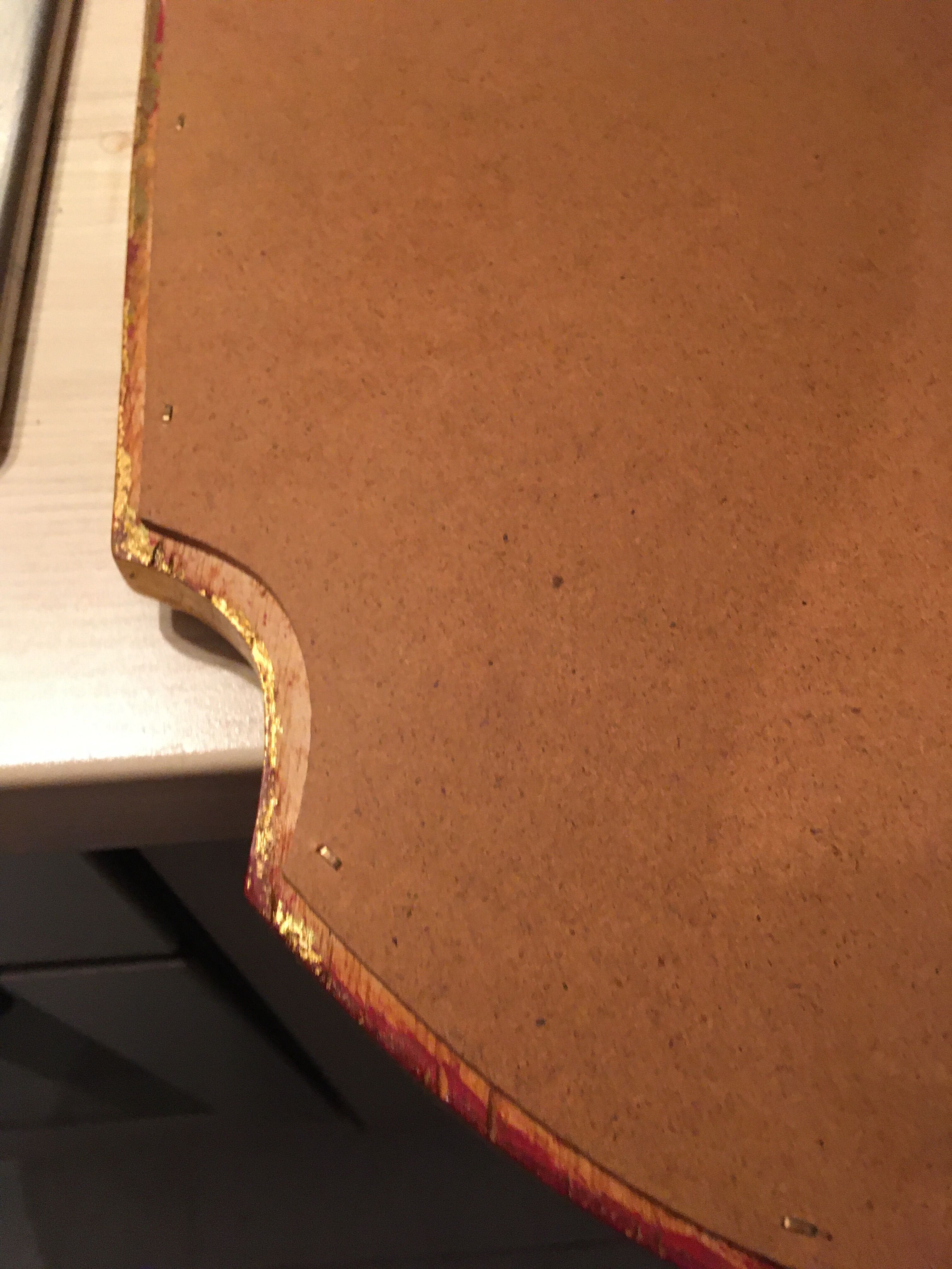 Golden vintage mirror