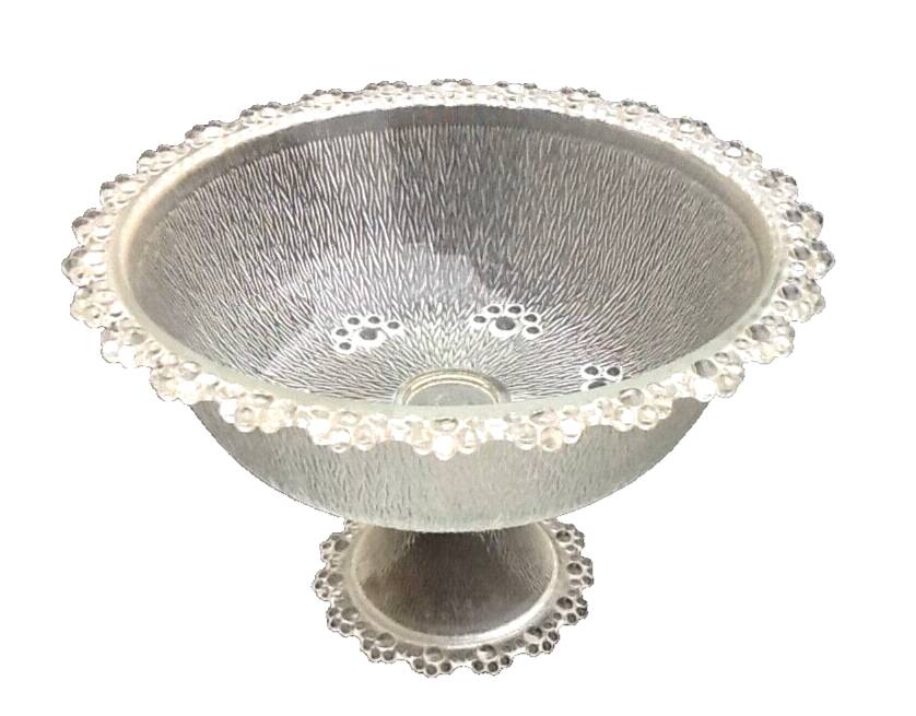 1960s Italian Design Masserini barocco Large fruit bowl on shower stand