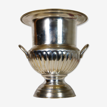 Medici vase in silver metal