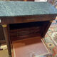 Empire secretary in mahogany, bronze and marble with secret drawers.
