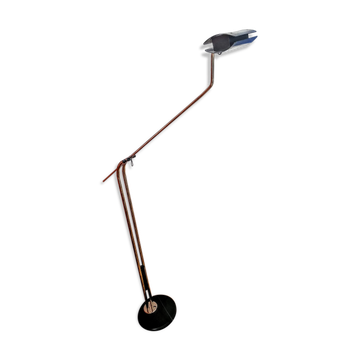 Chrome floor lamp against weight 70s
