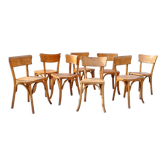 8 chaises bistrot Luterma années 50/60