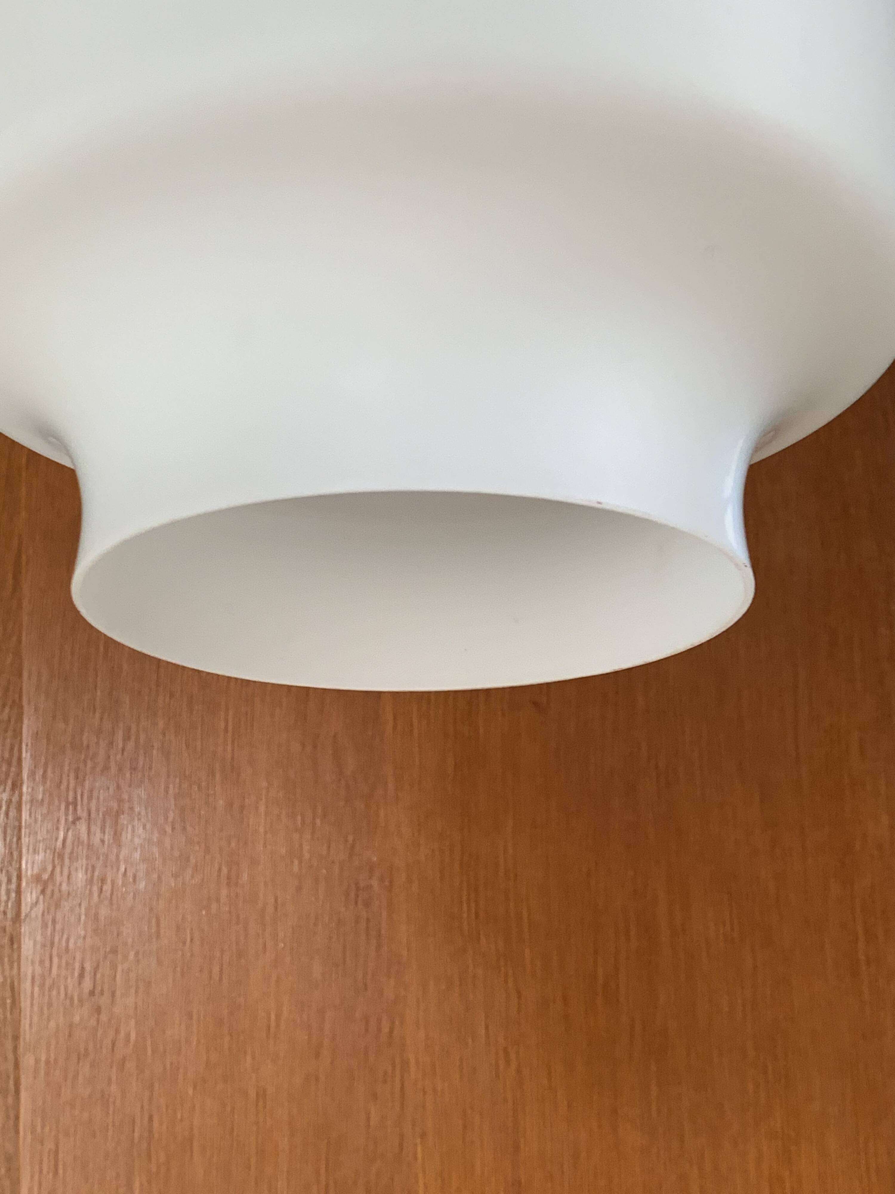 Vintage opaline pendant light