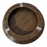 Cendrier marron en marbre