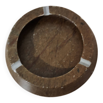 Cendrier marron en marbre