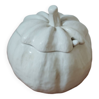Porcelain pumpkin tureen