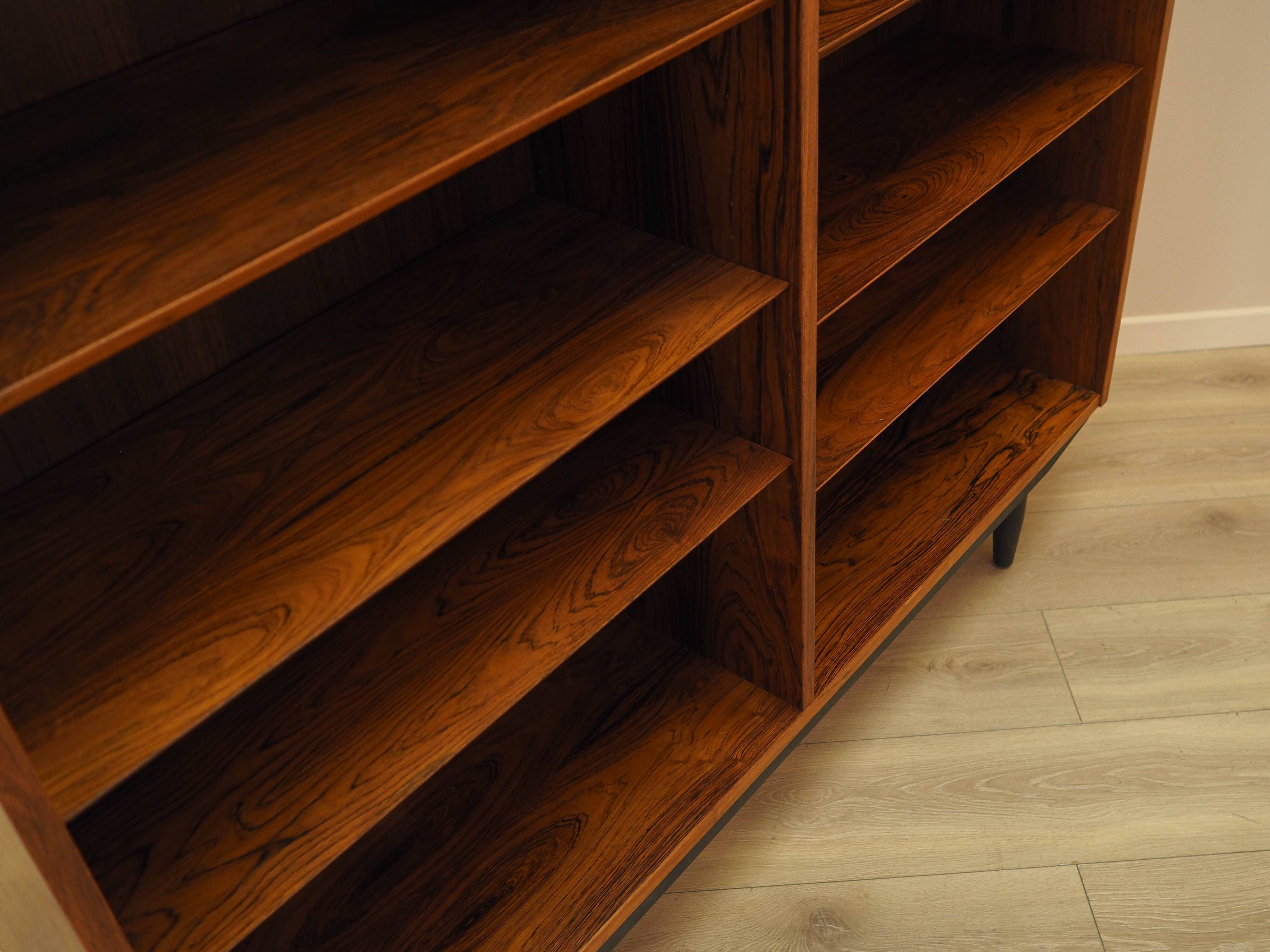 Rosewood bookcase, Danish design, 1970s, manufactured by Hundevad