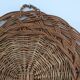 Wicker tray wall decoration