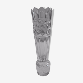 Small soliflore vase in arques crystal