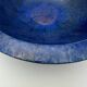 Brutalist Cup in Deep Blue Glazed Ceramic, Signed Studio Piece
