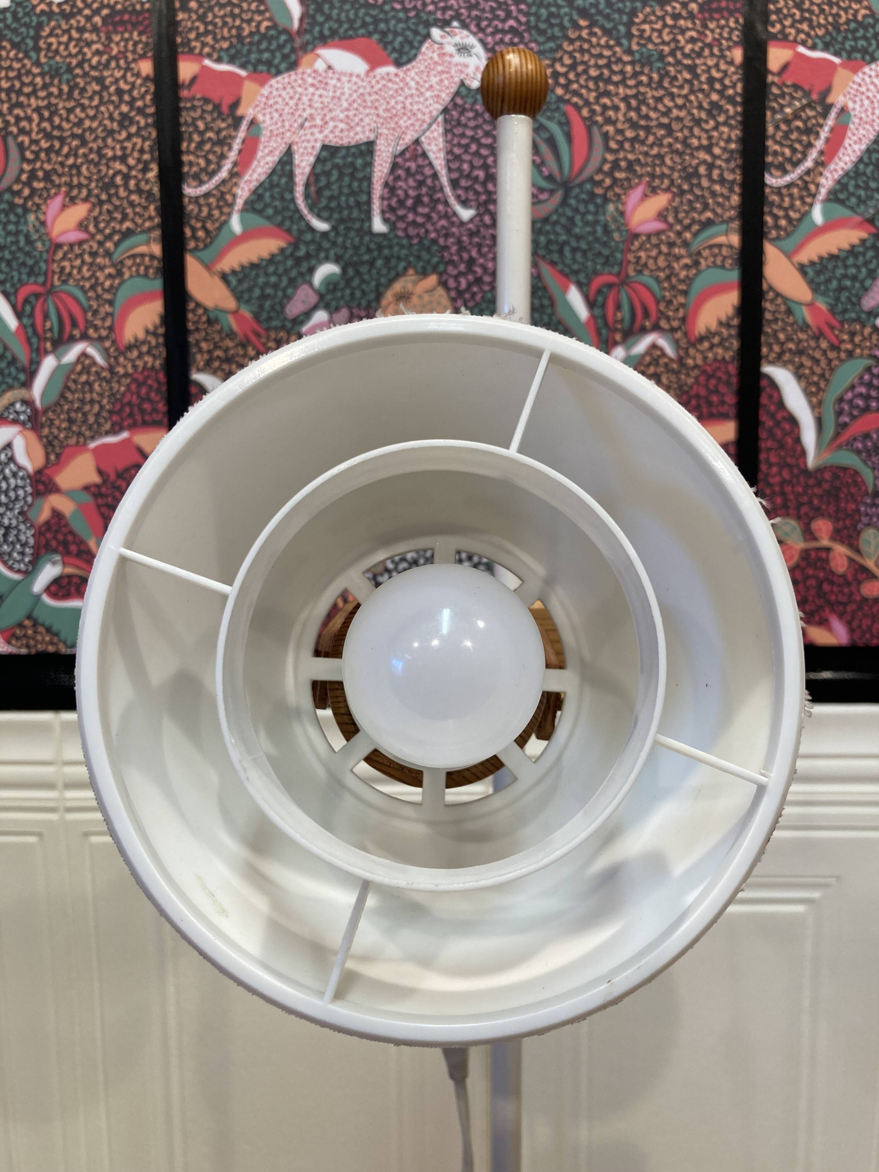 Scandinavian design modular floor lamp.