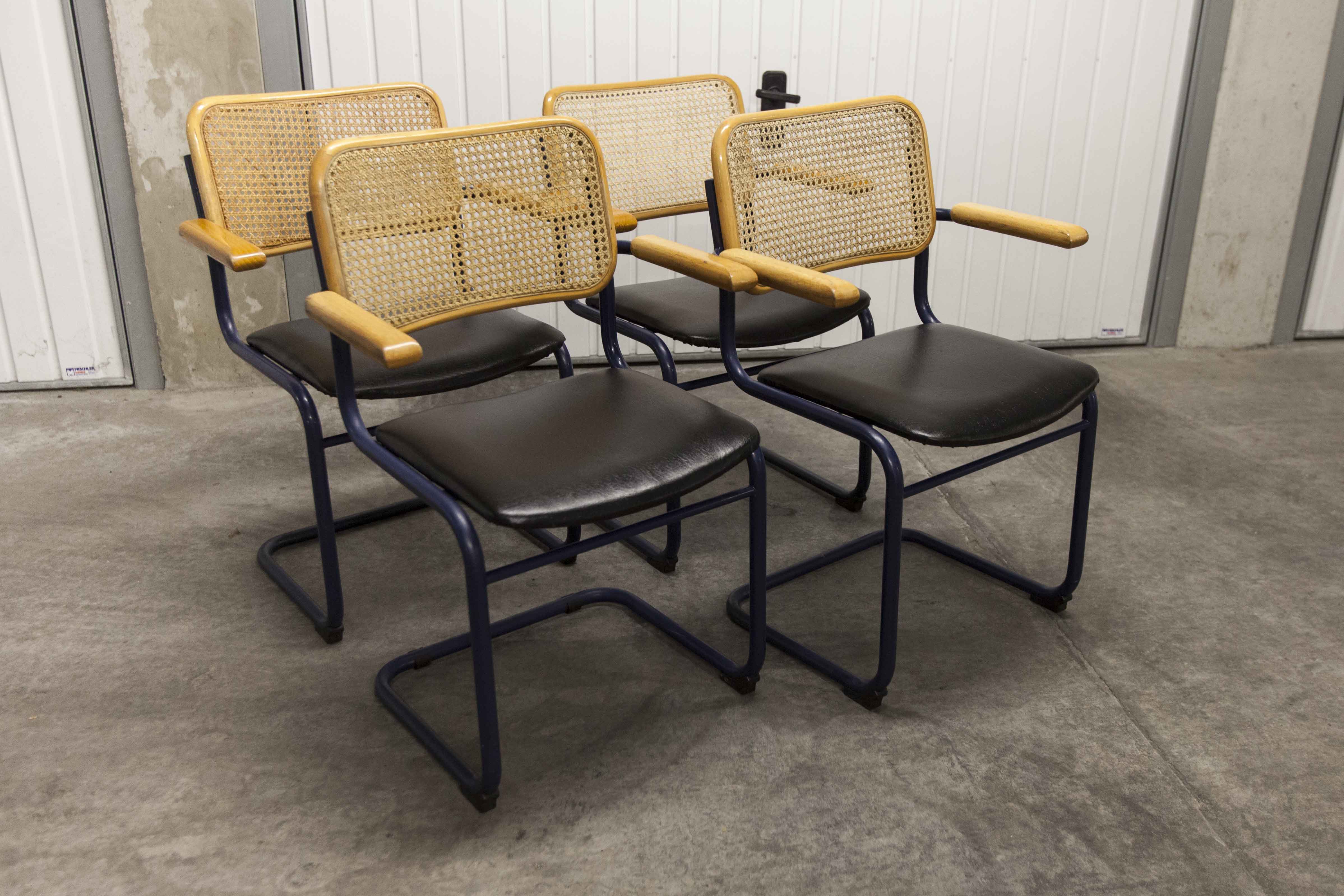 Lot of 4 armchairs creation Inova Paris