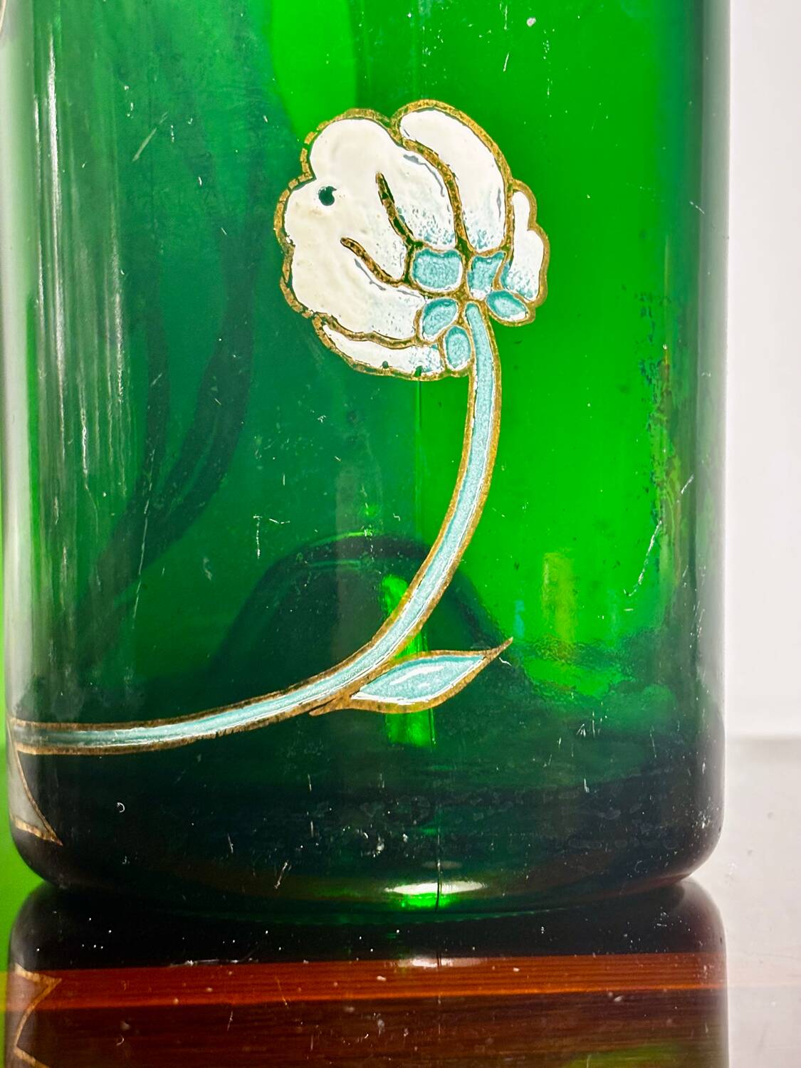 Collectible bottle of Émile Gallé champagne