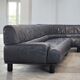 DS-18 leather corner sofa by De Sede, 1980s
